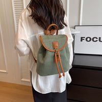 Suede-Style Women’s Backpack – Minimalist PU Daypack for Work, Travel & Daily Use