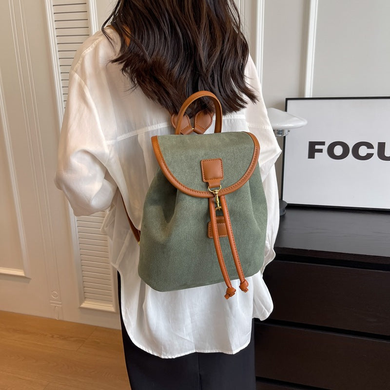 Suede‑Style Minimalist Women’s Backpack – Urban Casual PU Daypack What Else You Got?
