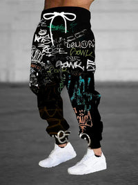 Divine Streetwear: Bold Hip-Hop Sweatpants for Men - Comfort Meets Faith