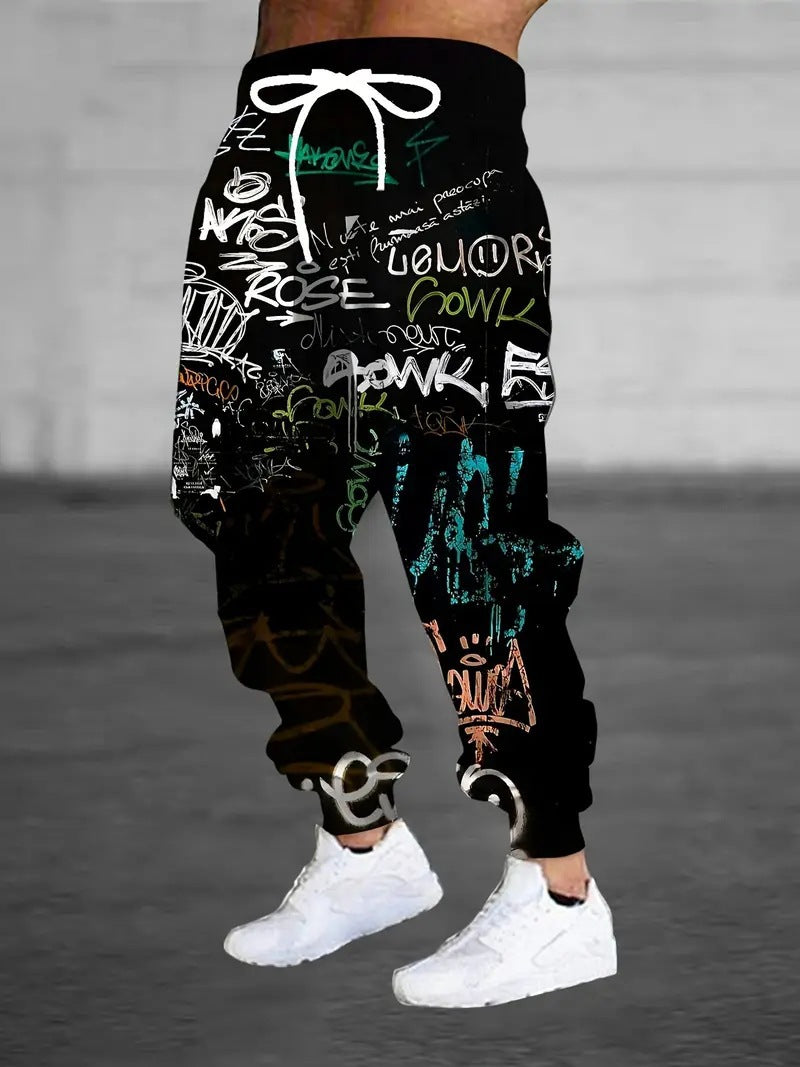 Digital Print Streetwear Hip-Hop Men’s Casual Sweatpants What Else You Got?