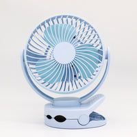 Clip-On Mini USB Rechargeable Fan – Portable 2-Speed Desk & Stroller Fan