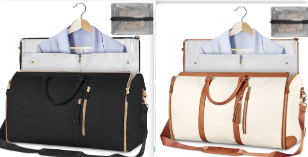 Large Capacity Travel Duffle Bag Women's Handbag Folding Suit Bag Waterproof Clothes Totes What Else You Got?