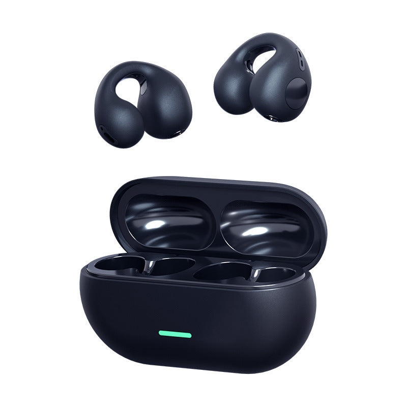 Wireless Ear Clip Bluetooth Headset TWS Comfortable Wear Not In-Ear Sports Wireless Bone Conduction 5.3 Bluetooth Headset What Else You Got?