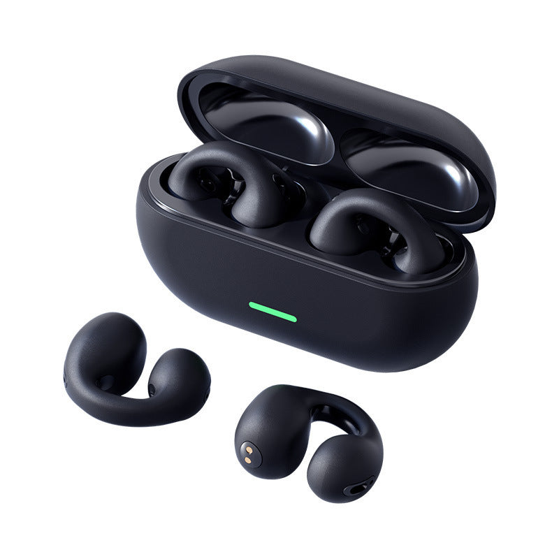 Wireless Ear Clip Bluetooth Headset TWS Comfortable Wear Not In-Ear Sports Wireless Bone Conduction 5.3 Bluetooth Headset What Else You Got?