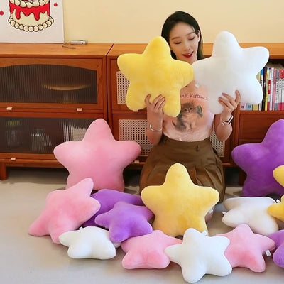 Heavenly Star Pillow - Soft Plush Floor Cushion & Decorative Throw Pillow for Bedroom & Living Room