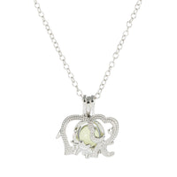 Glow-in-the-Dark Elephant Necklace – Luminous Zinc Alloy Pendant Jewelry