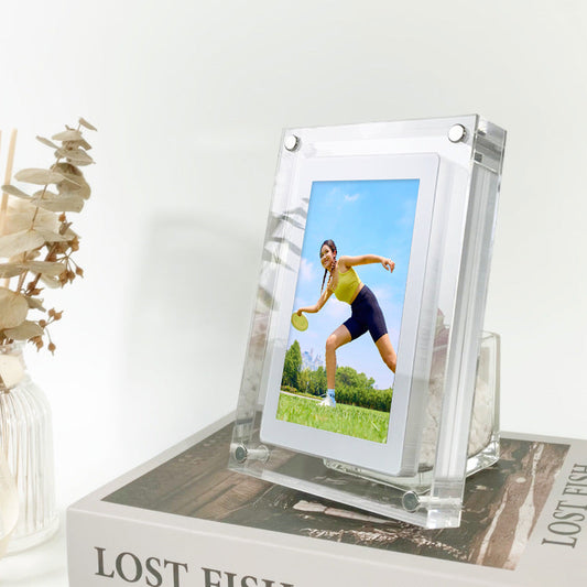 Transparent Acrylic Digital Photo Frame Video Player What Else You Got?