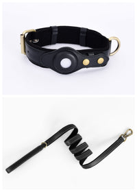 GPS Anti-Lost Pet Collar – Adjustable Leather Tracker Collar for Dogs & Cats