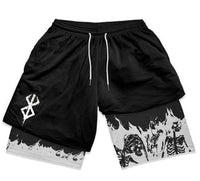 Men's Bold 3D Print Beach Pants – Summer Style with Double-Layer Comfort