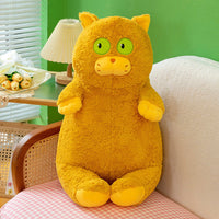 Adorable Kitty Doll Interpupil Cat Plush Throw Pillow - Soft & Cuddly Decor for Home & Gift