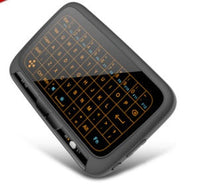 H18+ Compact Wireless Backlit Keyboard with Touchpad & Mouse Wheel - Perfect for Travel & Home Use