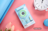 Q17 Donut Macaron Earphones – Cute Cartoon Wired Headphones with Deep Bass & Hybrid Sound