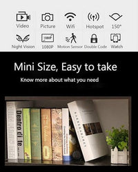 A9 Mini Wireless Security Camera – Wi‑Fi Night Vision & Motion Detection