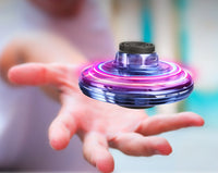 Gufo Mini Gyro Drone – UFO LED Spinner Toy with Vibrant Lights for Kids & Adults – Stress Relief & Group Play Gift