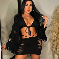 Chic Christian Women's 2-Piece Crop Top & Mini Skirt Set - Modest & Stylish