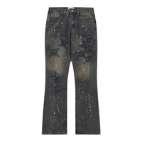 Fashion Dark Skull Cross Jeans For Men
