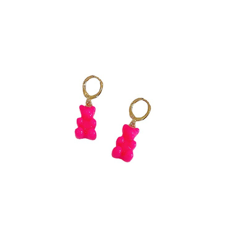 South Korea Colorful Candy Bear Earrings – What Else You Got?