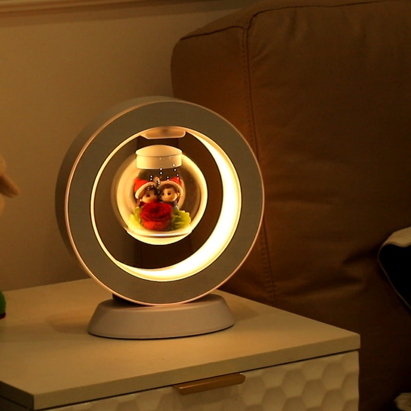 Valentines Day Gift Heart Floating Table LED Night Light Magnetic Levitation Creatives Lamp Desk Lamp Home Decor What Else You Got?