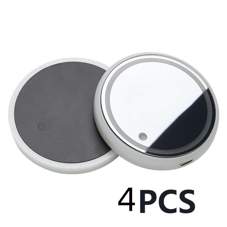 Colorful Cup Holder LED Light-up Coaster Solar & USB Charging Non-slip Coaster Ambient Light For Car Automatically What Else You Got?