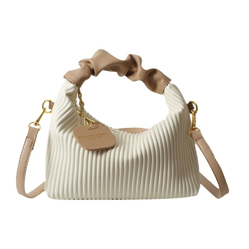 Women’s PU Leather Pleated Cloud Crossbody Bag What Else You Got?