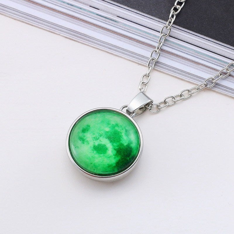 Galaxy Planet Glass Luminous Necklace What Else You Got?