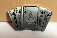 Elegant Zinc Alloy Belt Buckle - Statement Christian Accessory with Bible Verse Engraving