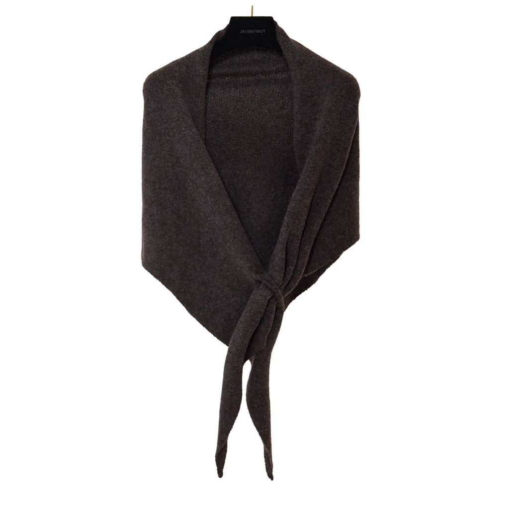 Winter Triangular Shawl INS Solid Color Soft Thickened Knitted Neck Wrap Korean Version Warm Shawl For Women What Else You Got?