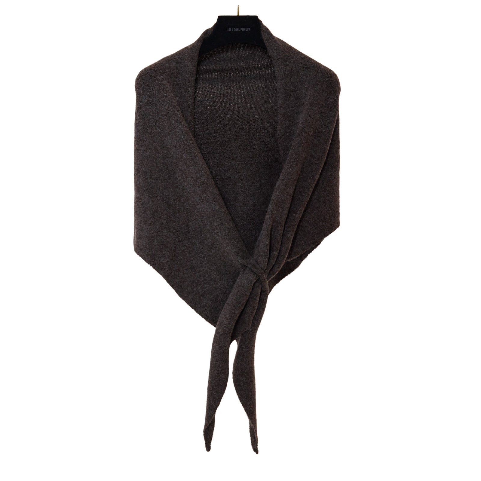 Winter Triangular Shawl INS Solid Color Soft Thickened Knitted Neck Wrap Korean Version Warm Shawl For Women What Else You Got?