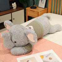 Cuddly Elephant Pillow Plush Toy - Soft & Huggable Stuffed Elephant for Kids
