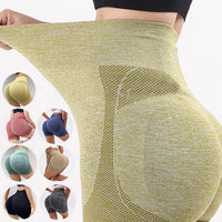 DivineFit™ Godly Glutes Yoga Shorts - Butt Lifting Seamless Leggings for Women's Gym & Worship