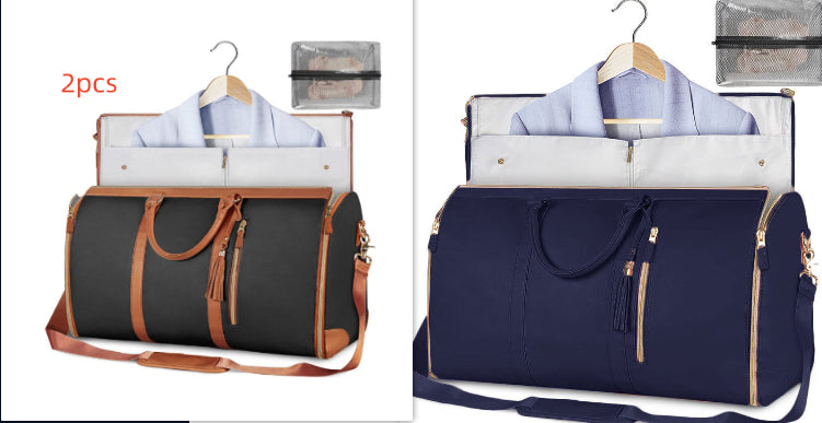 Large Capacity Travel Duffle Bag Women's Handbag Folding Suit Bag Waterproof Clothes Totes What Else You Got?