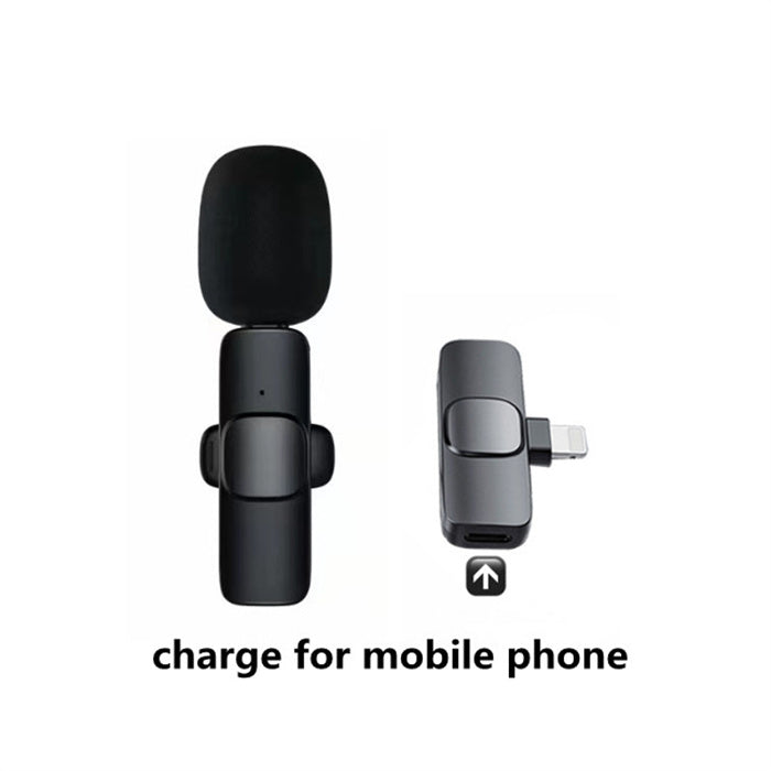 Wireless Lavalier Microphone Portable Audio Video Recording Mini Mic For I Phone Android Long Battery Life Live Broadcast Gaming What Else You Got?