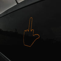 Holy Road Rage Helper! Funny LED Car Finger Sign with Remote - Spread Love or Laughter on the Road! 🚗💡
