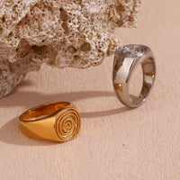 Fashion Temperament Fingerprint Ring For Women