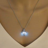Glow-in-the-Dark Tree of Life DIY Round Necklace - Symbol of Faith & Light