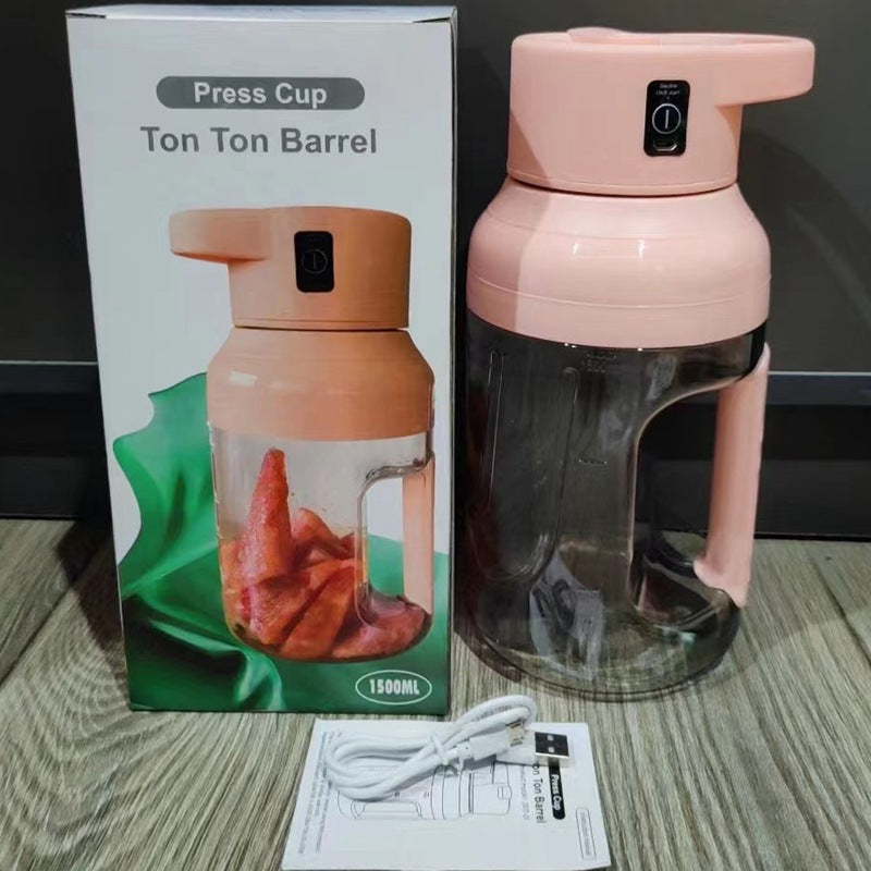 New Arrival Summer Electric Juicer Portable Large Capacity 1500ml Juice USB Rechargeable Electric Portable Blender Kitchen Gadgets What Else You Got?