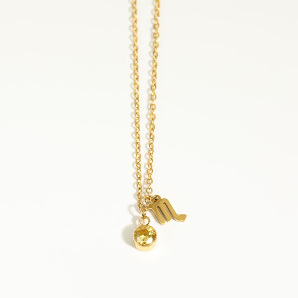Fashion Zodiac Zodiac 5mm Zircon Pendant Necklace For Women What Else You Got?