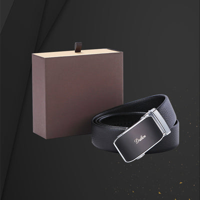 Men's Automatic Buckle Leather Belt – Fashion Casual
