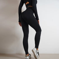 DivineFit™ Christian Yoga Pants & Long Sleeve Tops - Butt Lifting, Slim Workout Clothing - Eco-Friendly & Modest Sportswear