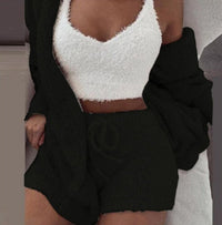 Heavenly Comfort 3-Piece Velvet Lounge Set – Soft & Stylish for Cozy Days