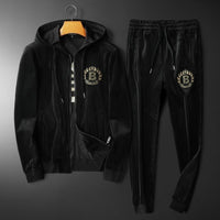 Premium Men's Cozy Hooded Sweatshirt & Jogger Set - Fall/Winter Comfort Essentials | Warm & Stylish Loungewear