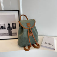 Suede-Style Women’s Backpack – Minimalist PU Daypack for Work, Travel & Daily Use