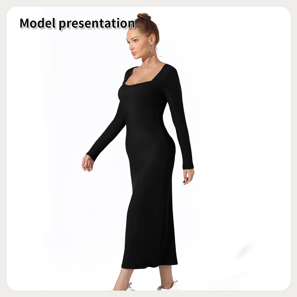 Women's Fashion Simple Solid Color Dress What Else You Got?