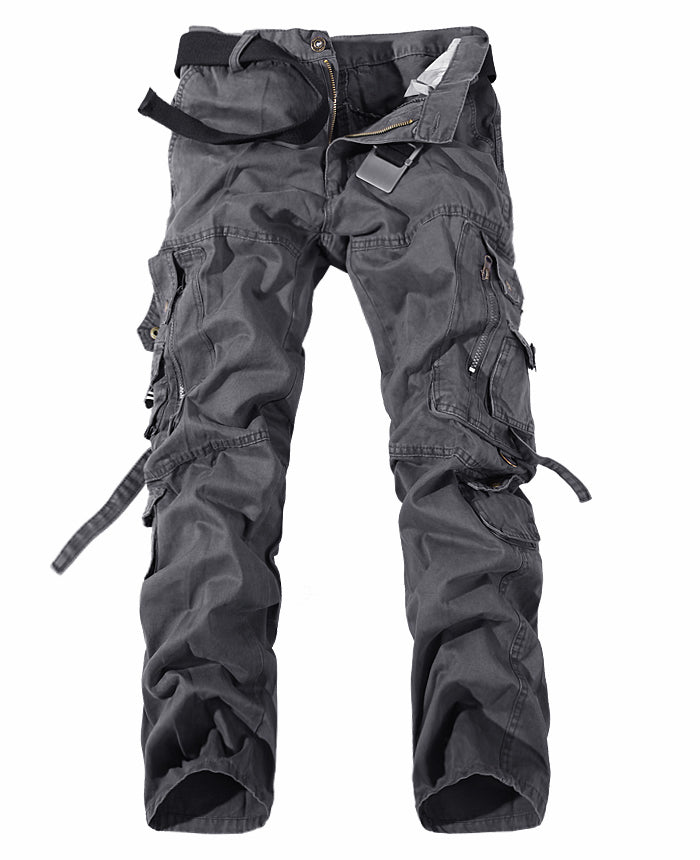 Men's Multi-pocket Cargo Pants Washed Hot Sale Cargo Pants What Else You Got?