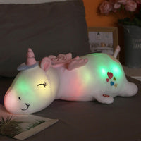 Glow-in-the-Dark Plush Doll Pillow – Luminous Stuffed Cushion for Kids & Bedtime Comfort