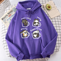 Printed Loose-Fit Pullover Hoodie – Polyester Casual Sweatshirt XS–3XL