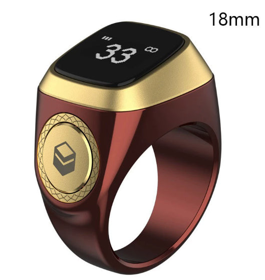 Smart Tasbih Ring – Bluetooth Muslim Prayer Counter Ring with OLED Display What Else You Got?