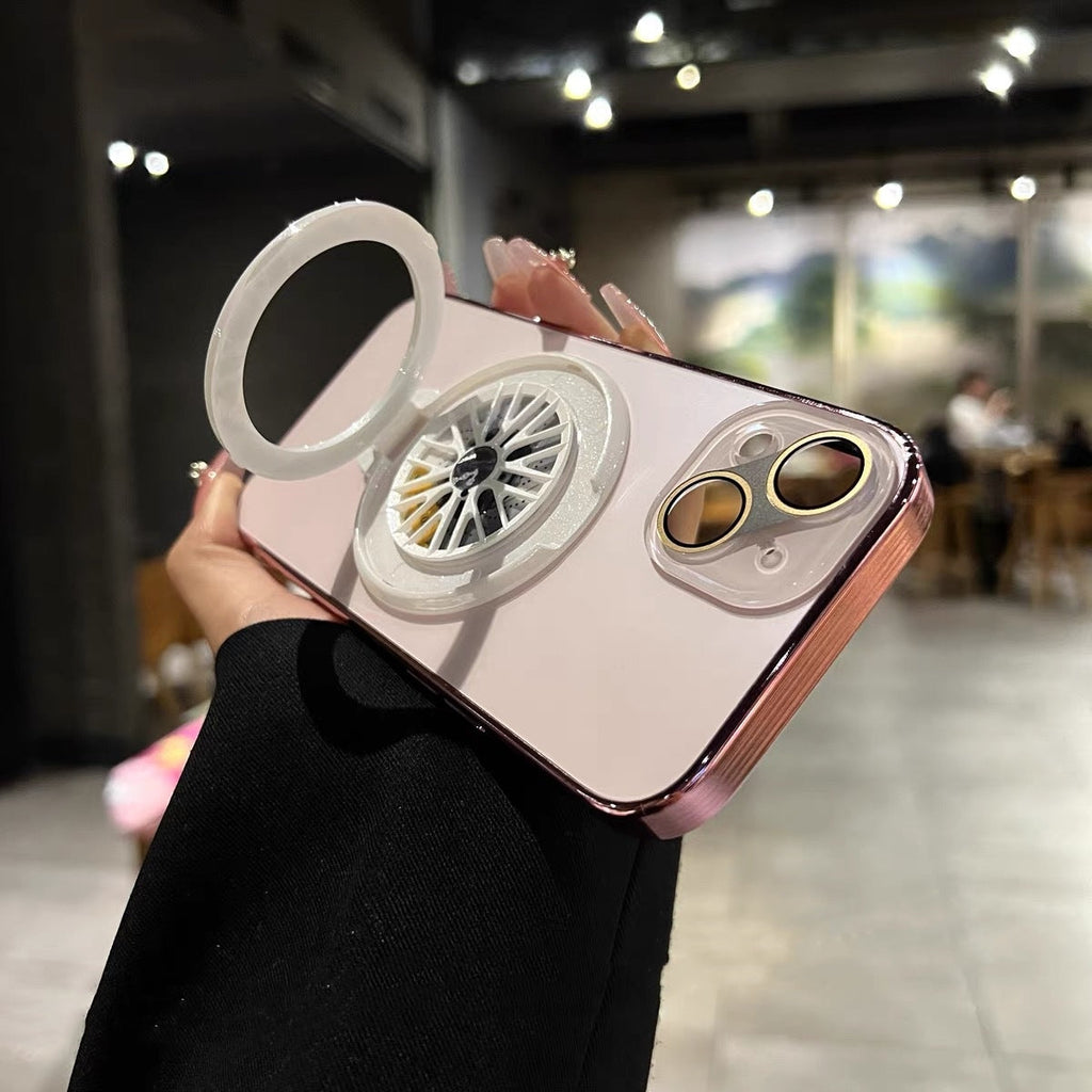 Frosted Magnetic Rotating Stand Phone Case – Shockproof Heat‑Dissipating PC Cover for iPhone Models What Else You Got?