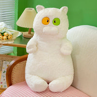 Adorable Kitty Doll Interpupil Cat Plush Throw Pillow - Soft & Cuddly Decor for Home & Gift