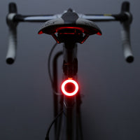 USB Rechargeable Bicycle Safety Taillight - Bright LED Light for Night Riding